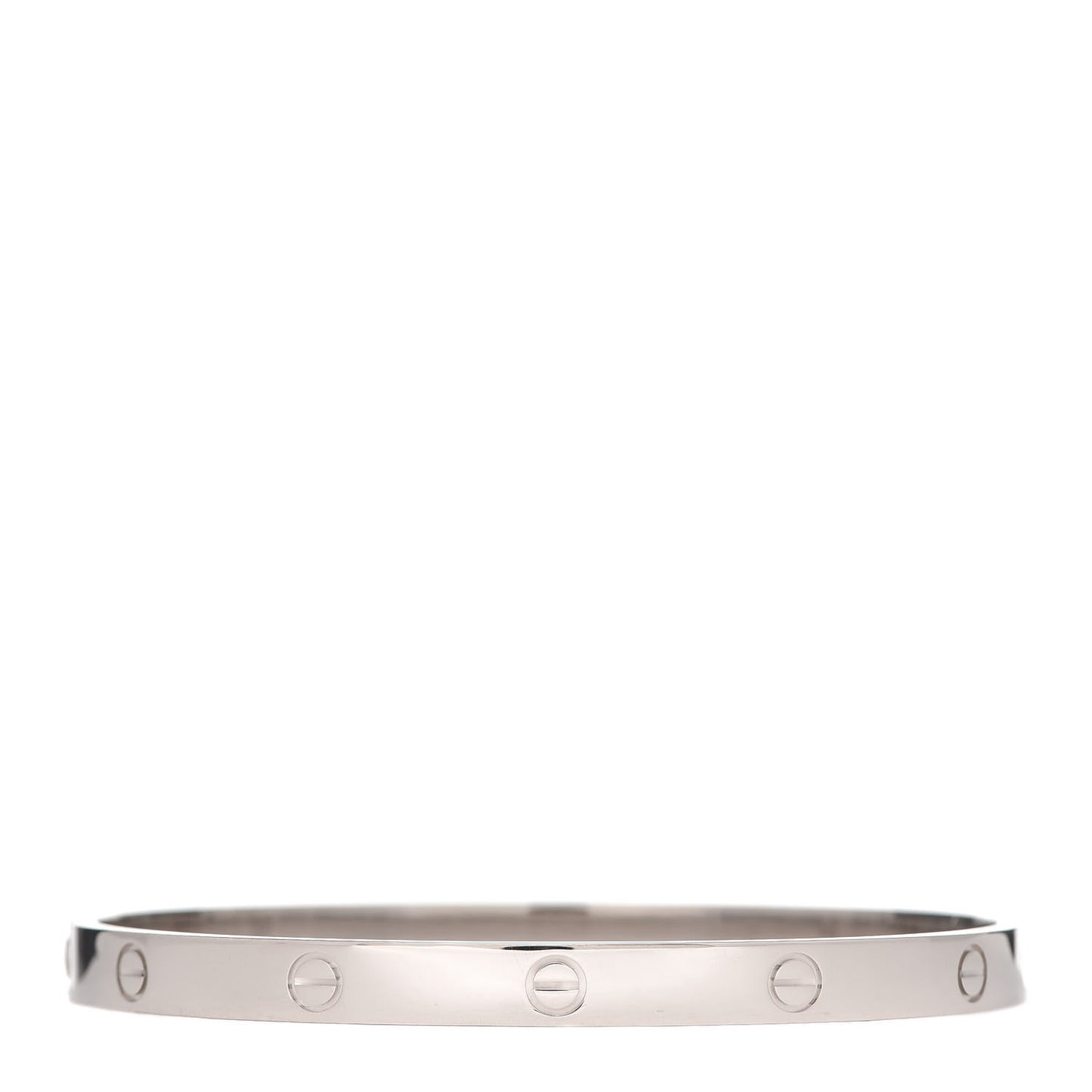 18K White Gold LOVE Bracelet 21