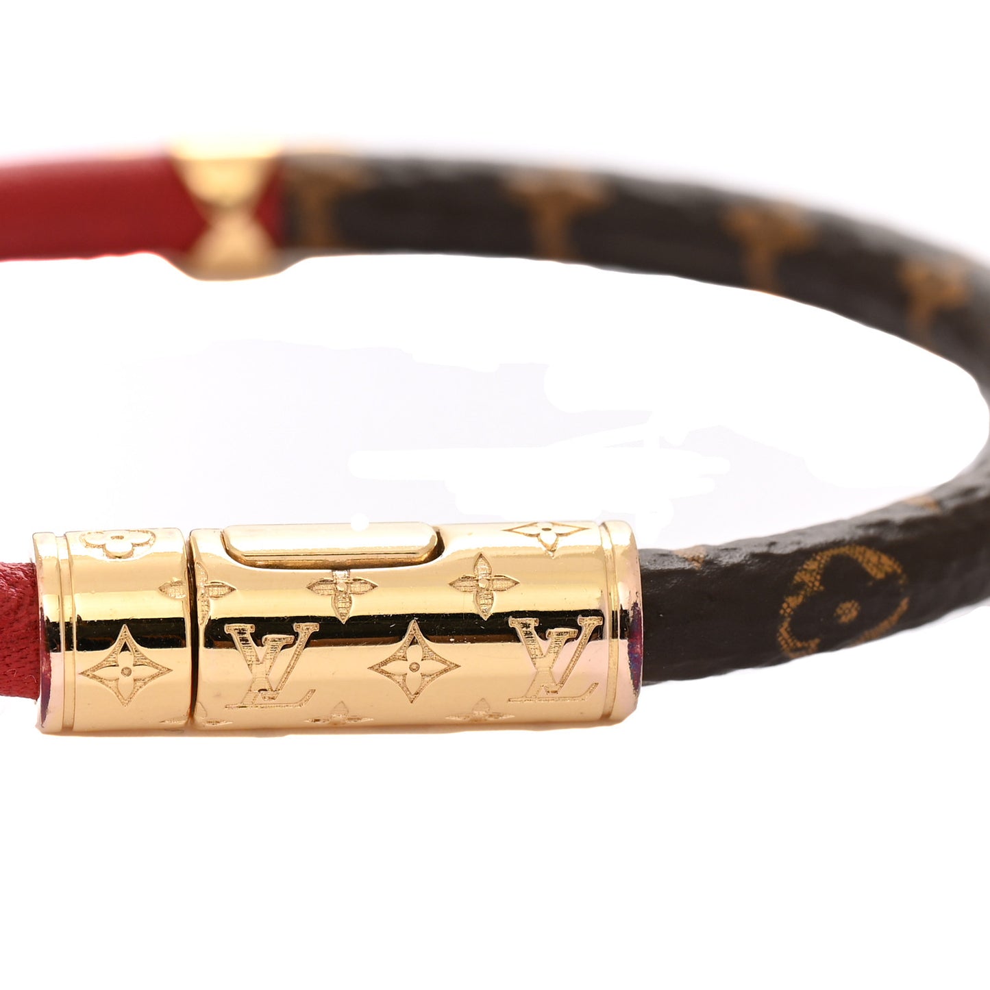 Monogram Daily Confidential Bracelet 17 Red