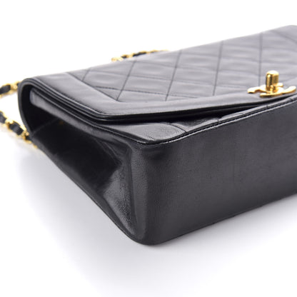Chanel Lambskin Quilted Medium Single Flap Black 7 of 8