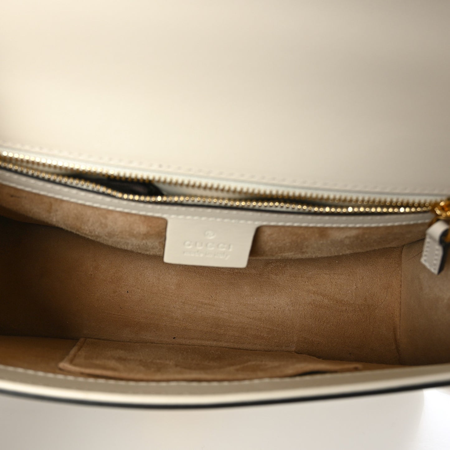 Calfskin Small Sylvie Shoulder Bag Off White