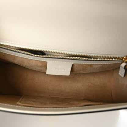 Gucci Calfskin Small Sylvie Shoulder Bag Off White 5 of 8