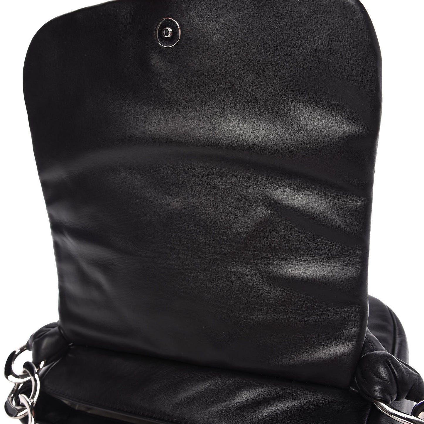 Lambskin Quilted Flap Bag Black