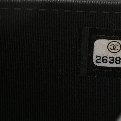 Chanel Lambskin Quilted Wallet On Chain WOC Black 8 of 14