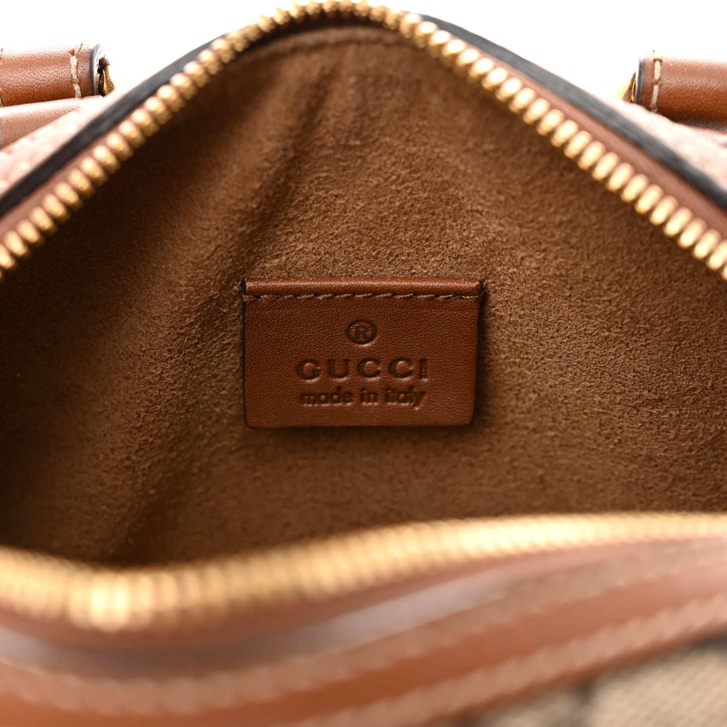 GG Supreme Monogram Mini Boston Beige Tuscany