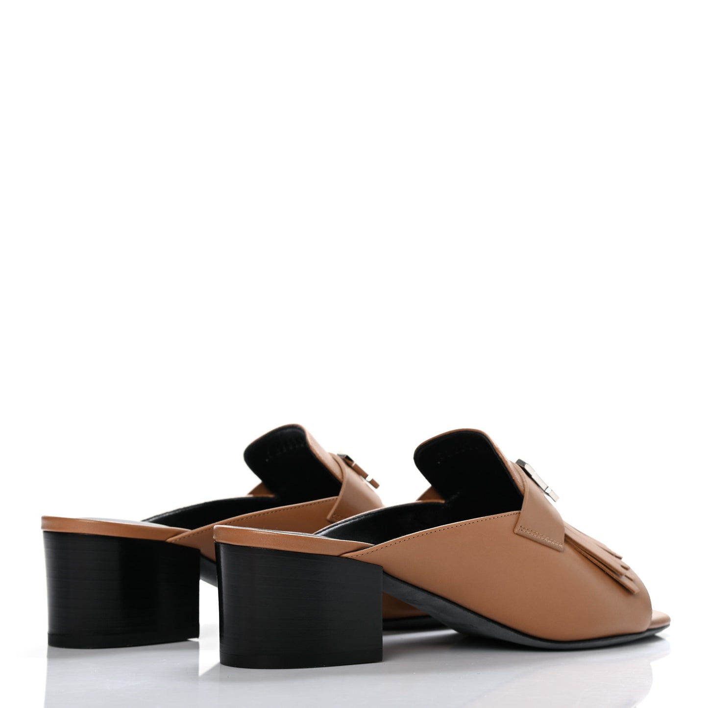 Calfskin Alma Sandals 37 Havane