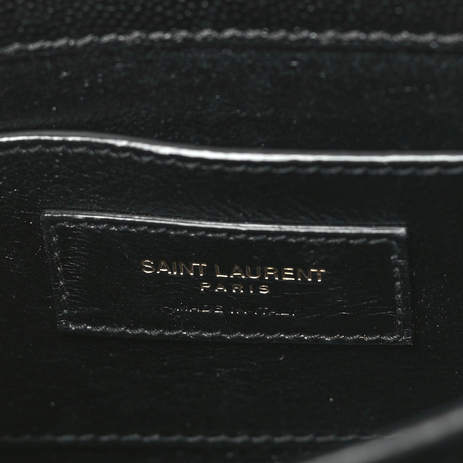 Saint Laurent Grain de Poudre Mini Classic Monogram Cassandra Top Handle Black 6 of 9