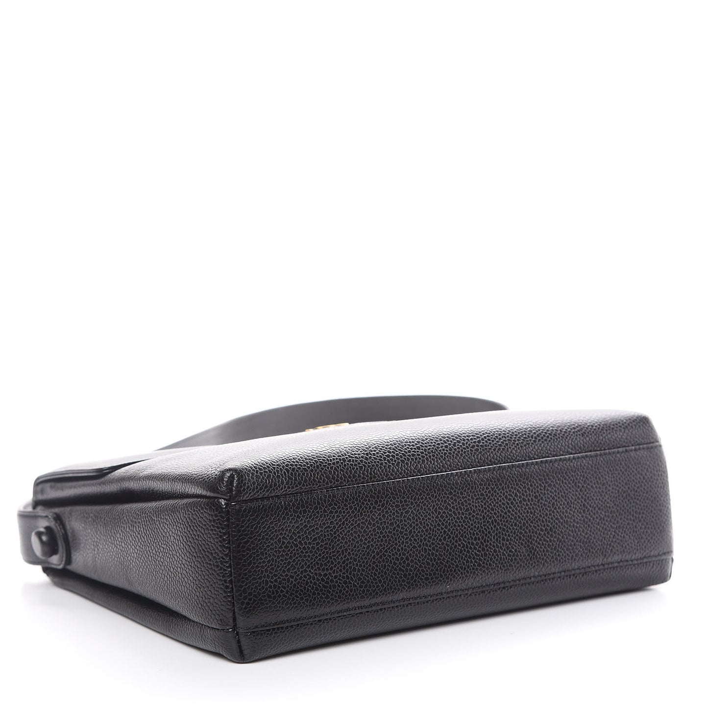 Caviar Medium Shoulder Bag Black