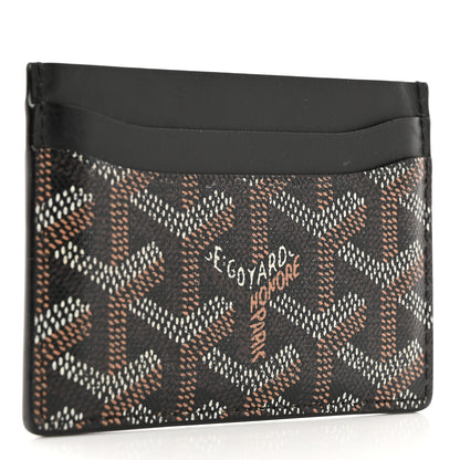 Goyard Goyardine Saint Sulpice Card Holder Black 3 of 12