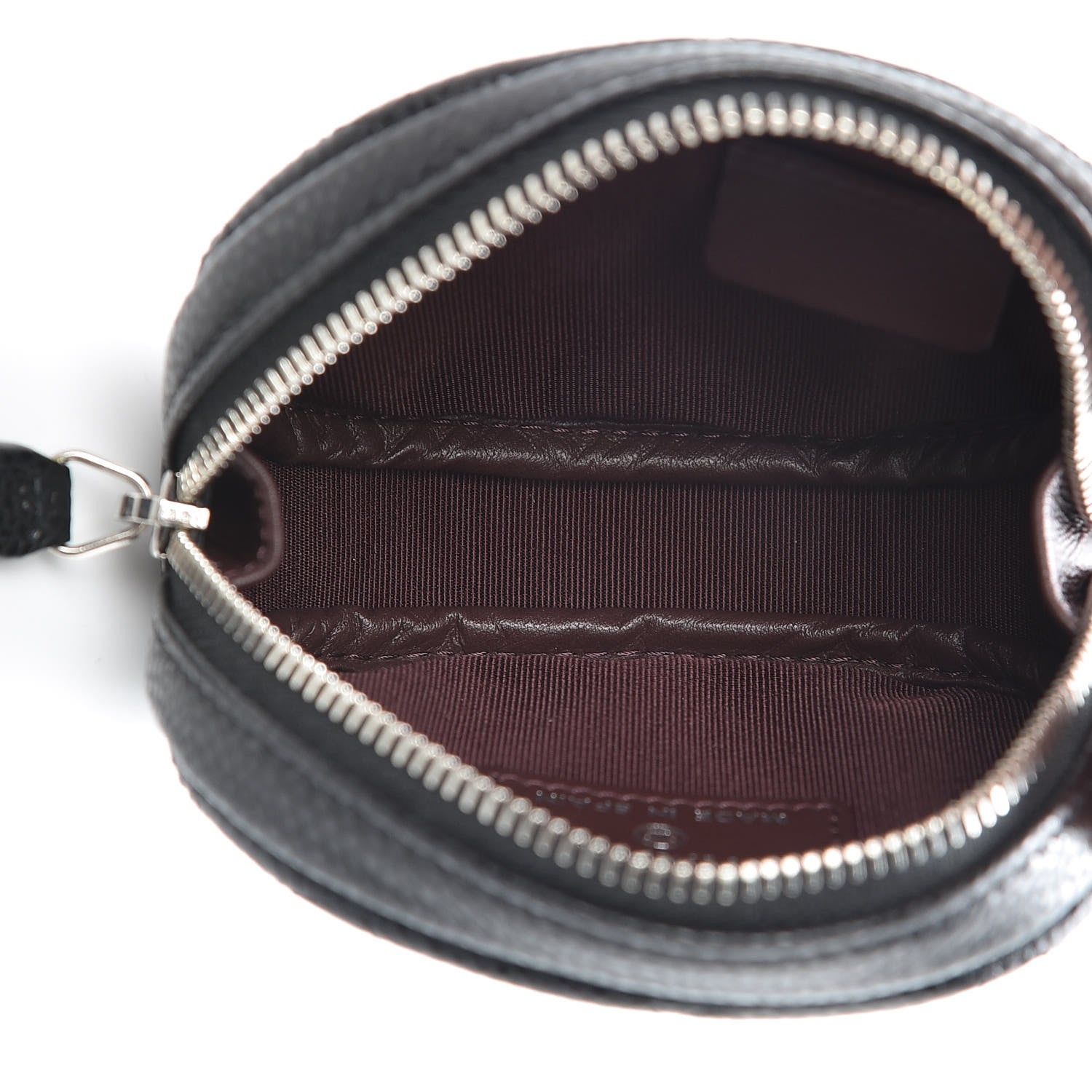 Chanel Caviar Quilted Zip Around Classic Coin Purse Black 5 of 8