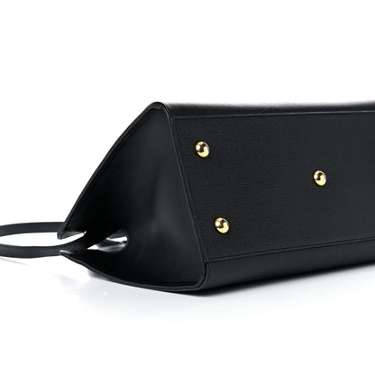 Saint Laurent Textured Calfskin Small Classic Y Cabas Black 7 of 12