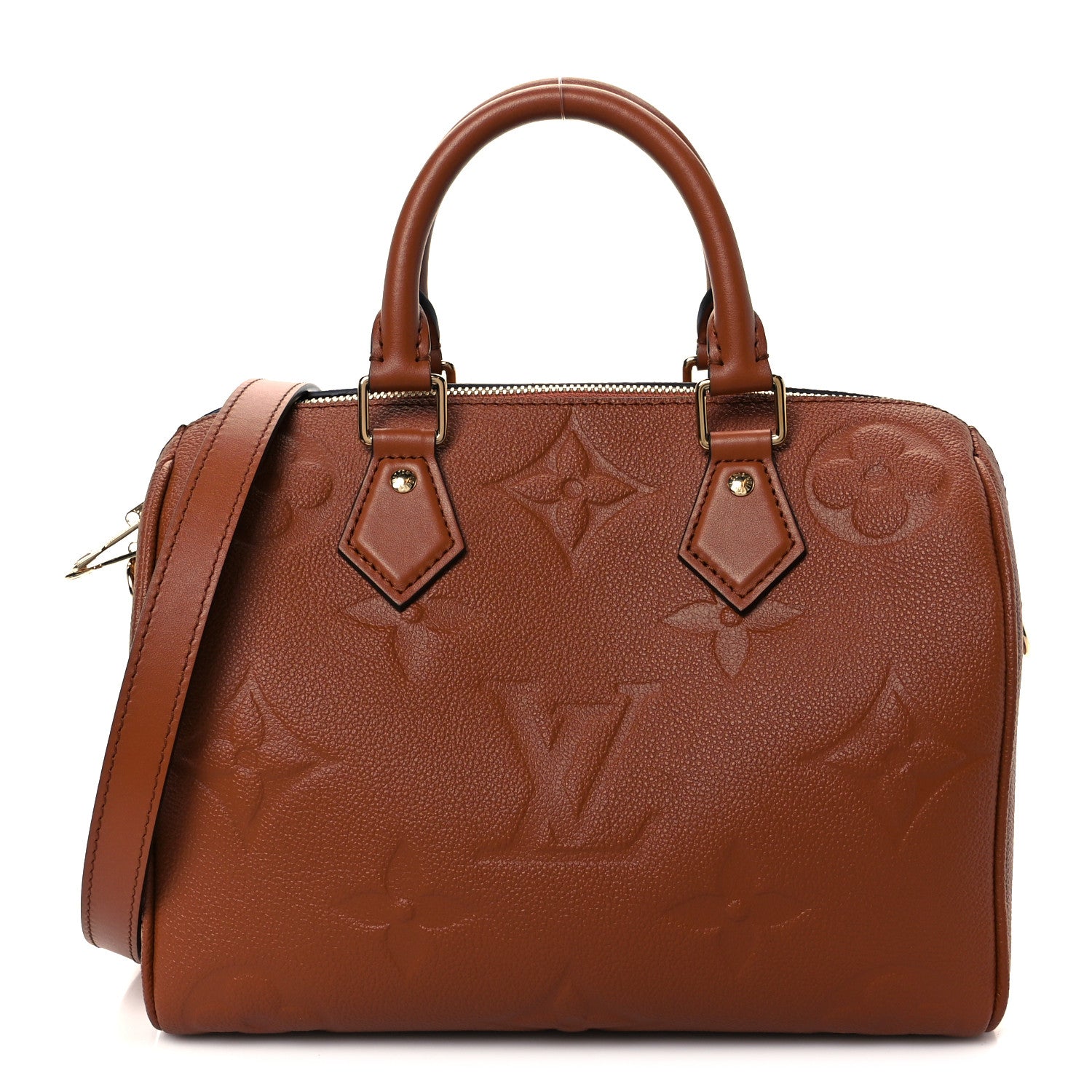 Louis Vuitton Empreinte Monogram Giant Speedy Bandouliere 25 Cognac 1 of 23