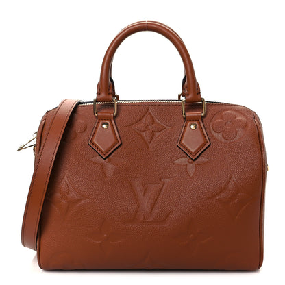 Louis Vuitton Empreinte Monogram Giant Speedy Bandouliere 25 Cognac 1 of 23