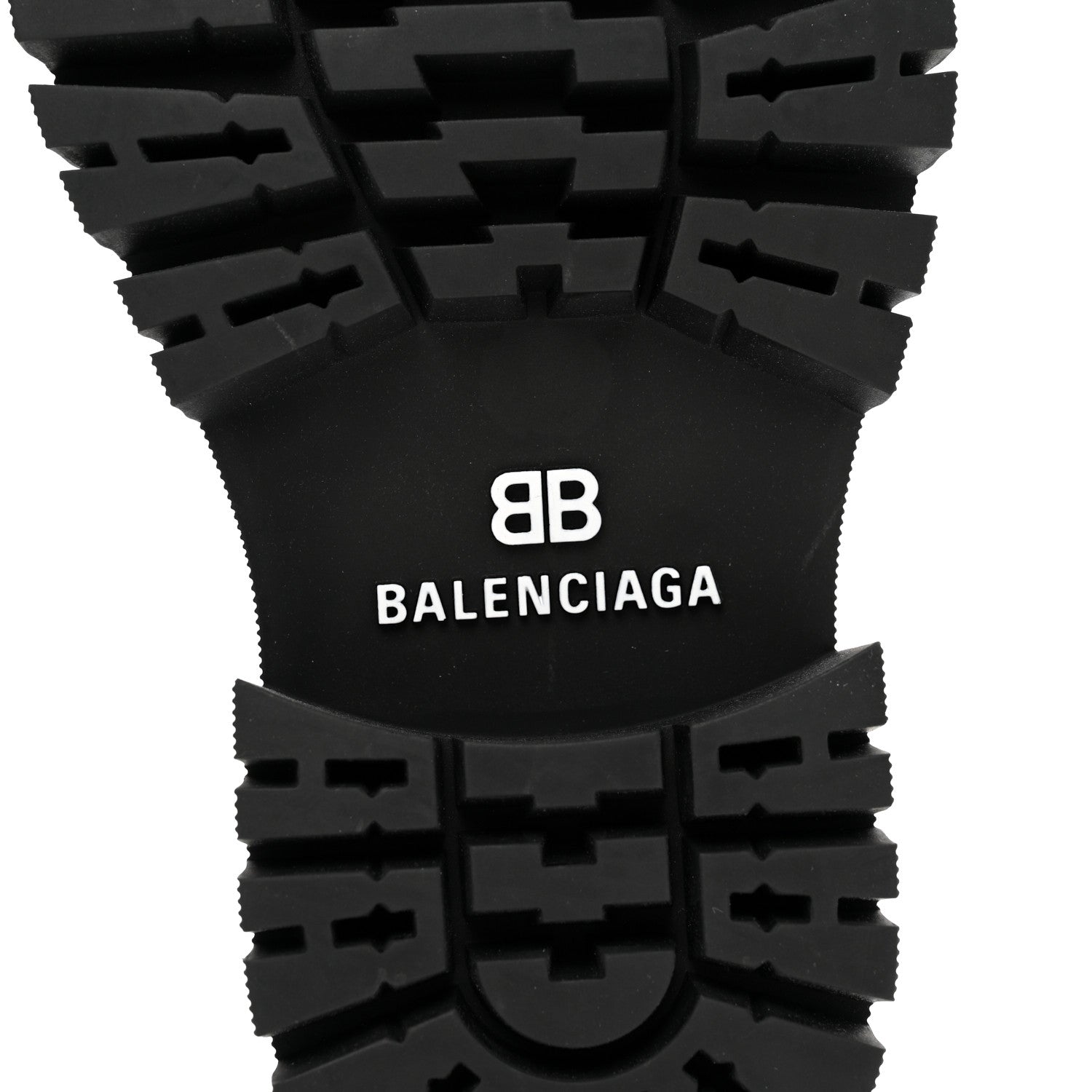Balenciaga Jive Smooth Calfskin Logo Embossed Womens Tractor 20mm Chelsea Boots 36 Black 6 of 8