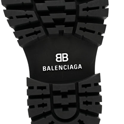 Balenciaga Jive Smooth Calfskin Logo Embossed Womens Tractor 20mm Chelsea Boots 36 Black 6 of 8