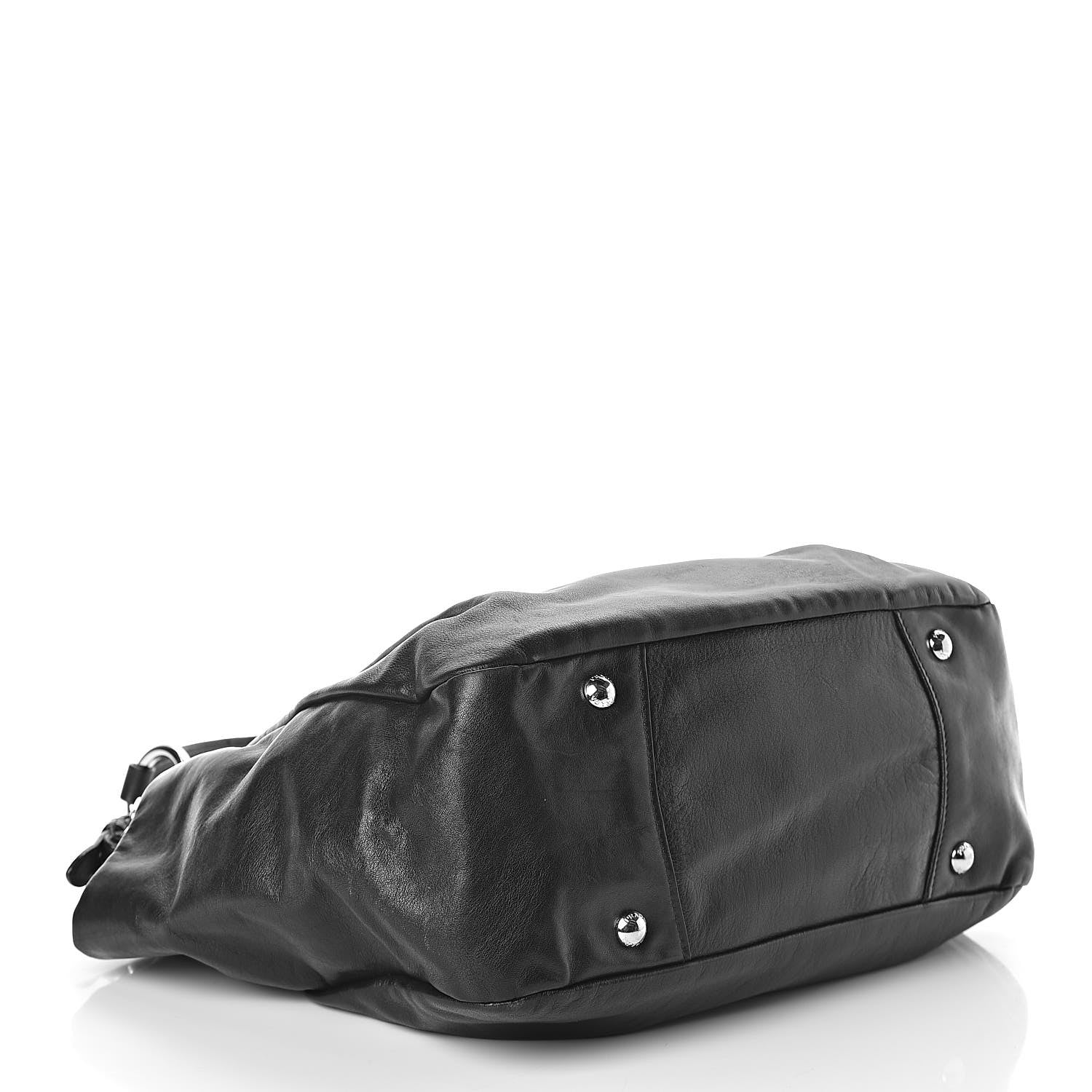 Prada Soft Calfskin Hobo Black 4 of 9