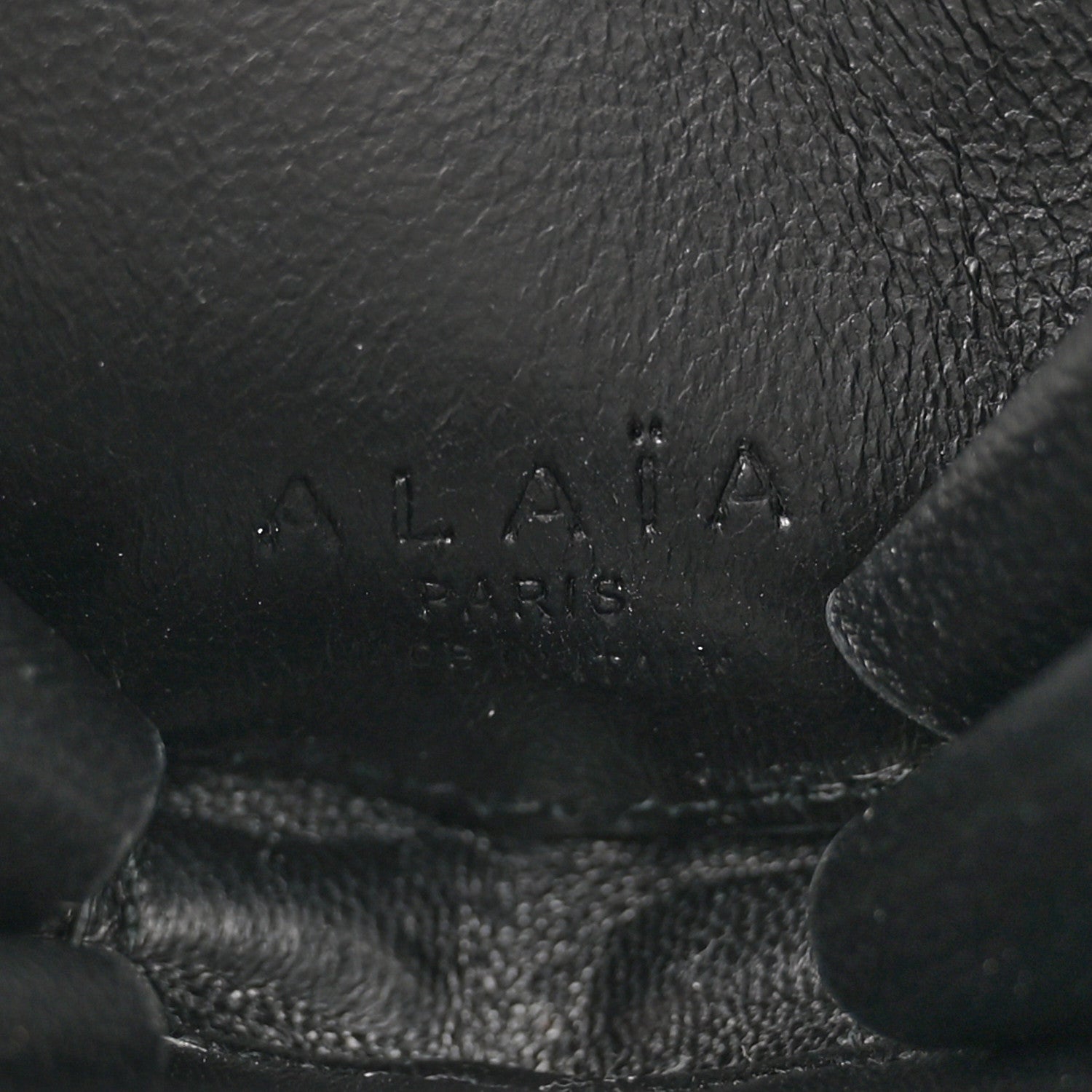 Alaia Suede Crystal Embellished Le Coeur Bag Black 5 of 8