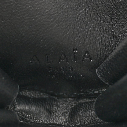 Alaia Suede Crystal Embellished Le Coeur Bag Black 5 of 8