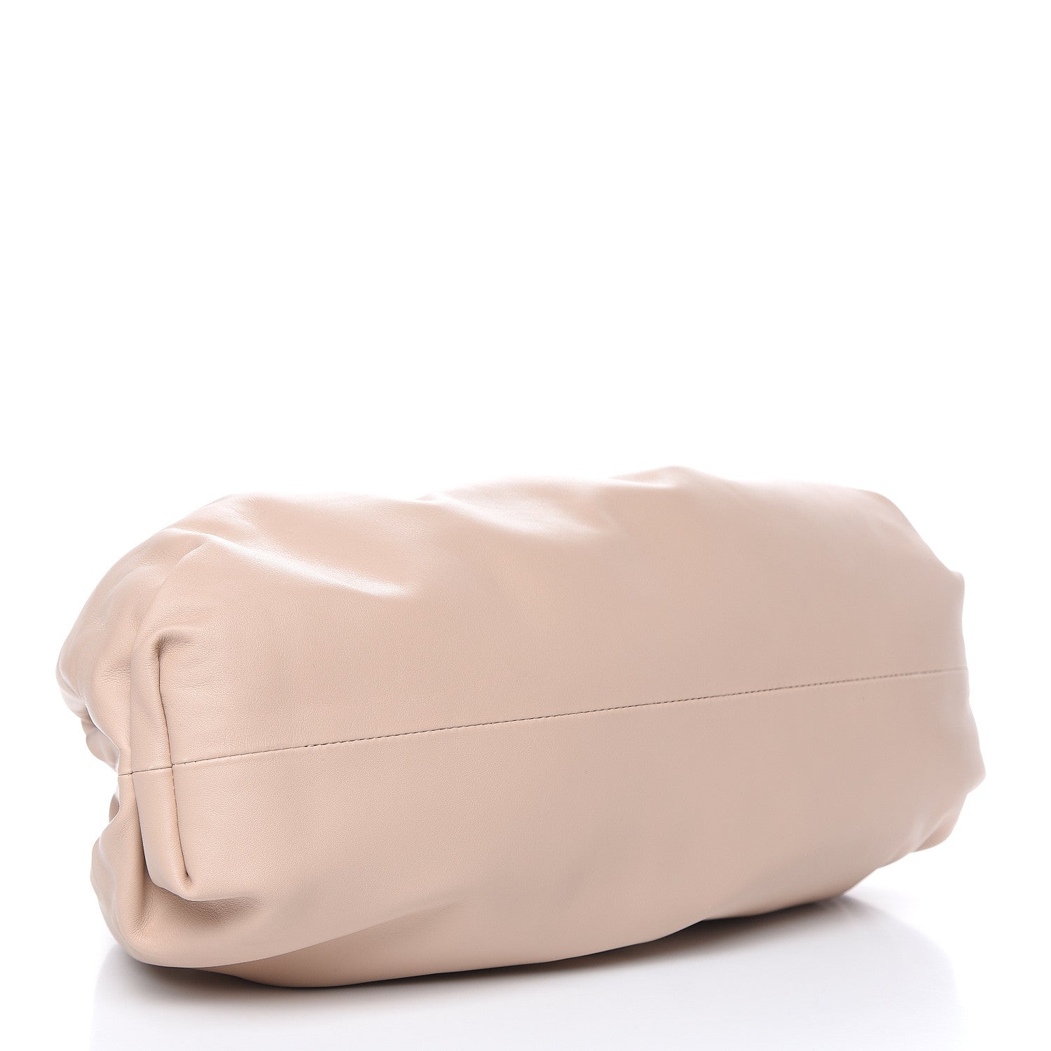 Bottega Veneta Smooth Butter Calf The Pouch Oversized Clutch Nude 4 of 12