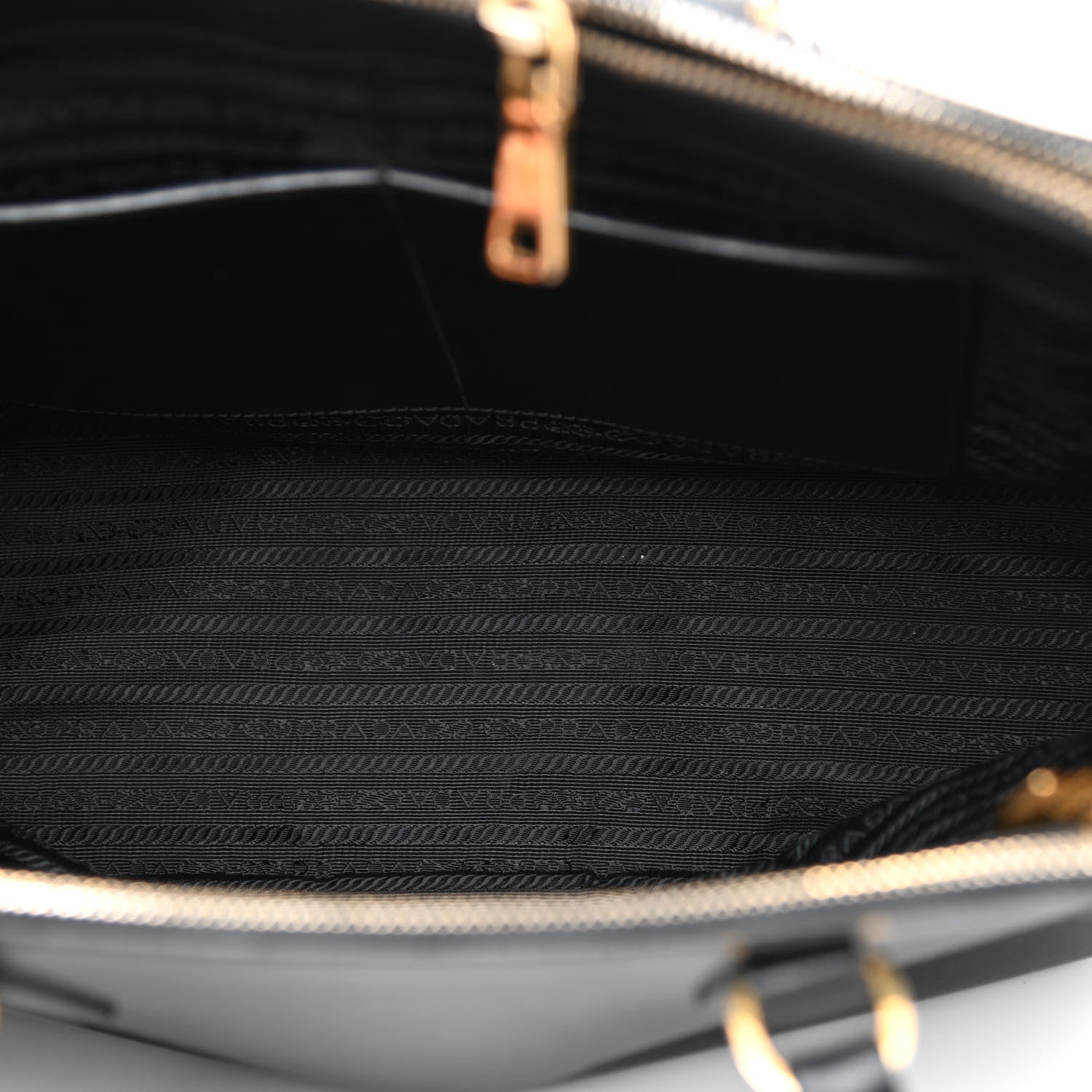 Prada Saffiano Medium Galleria Double Zip Tote Black 5 of 15