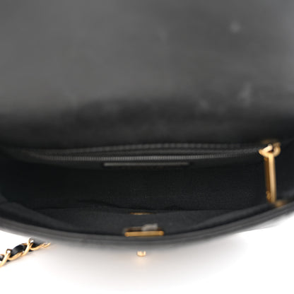 Chanel Lambskin Quilted CC Small Dynasty Flap Black 5 of 12