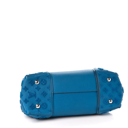 Louis Vuitton Veau Cachemire Tote W PM Blue Lagon 4 of 7
