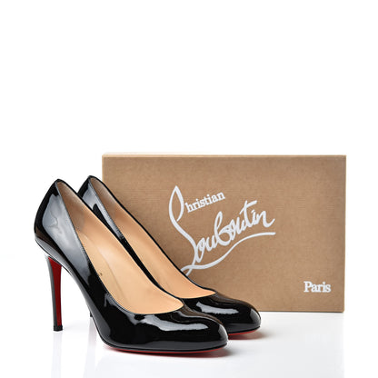 Christian Louboutin Patent Simple 100 Pumps 41 Black 9 of 9