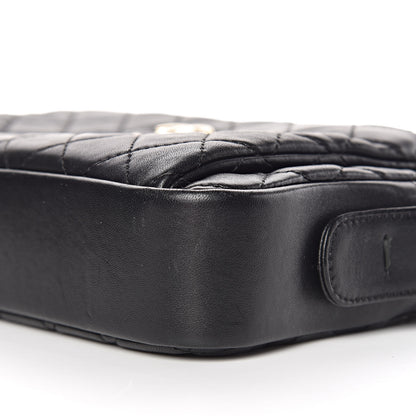 Chanel Lambskin Quilted Camera Case Black 9 of 10