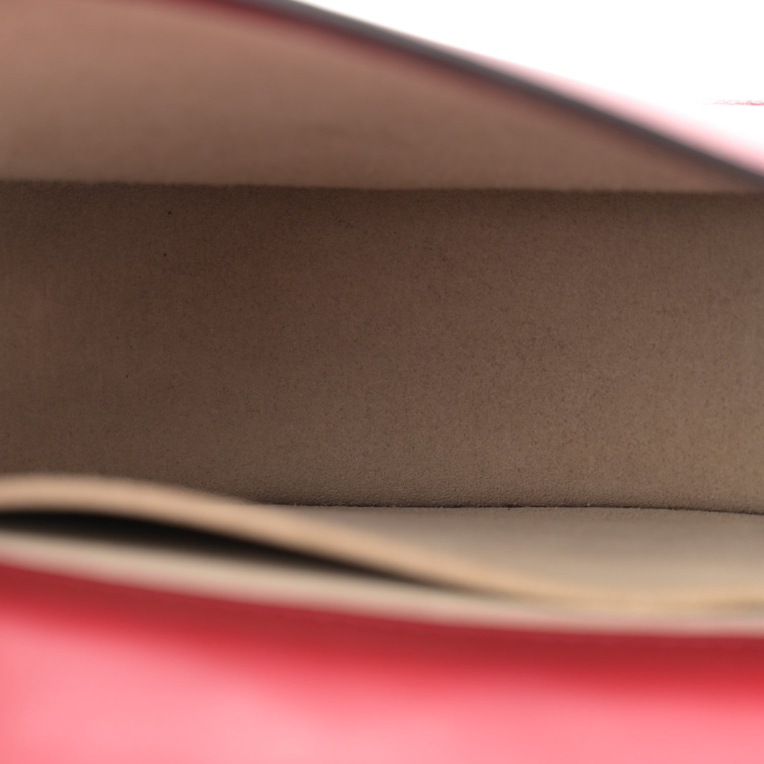 Chloe Calfskin Suede Small Nile Bracelet Bag Intense Red 5 of 11