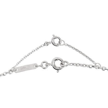 Cartier 18K White Gold Diamond Small Hearts and Symbols Pendant Necklace 4 of 5