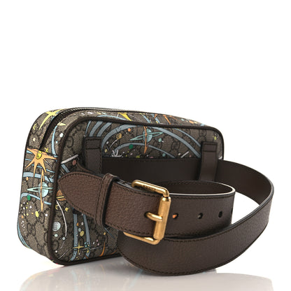 Gucci X DISNEY GG Supreme Monogram Donald Duck Small Interlocking G Belt Bag 90 36 Beige Multicolor New Acero 3 of 9