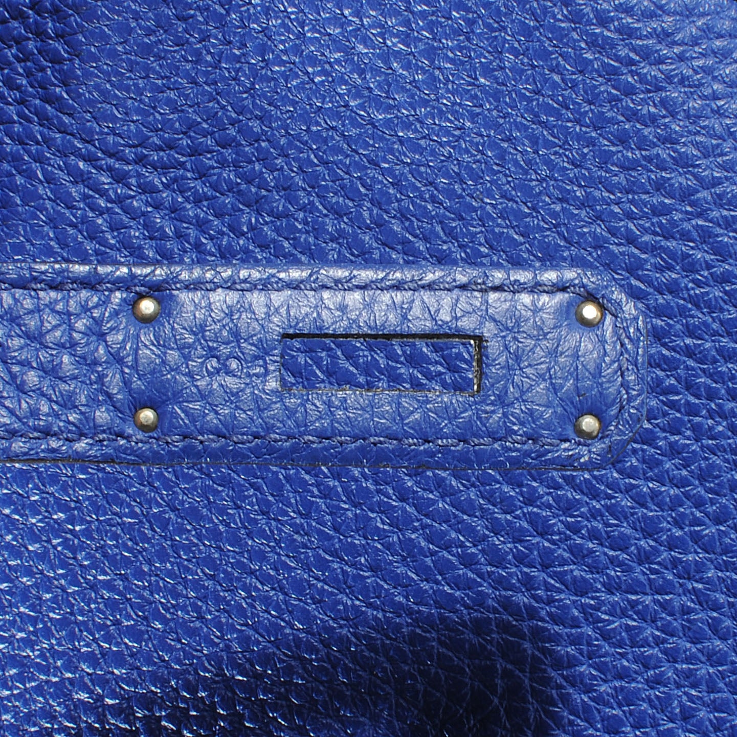 Togo Birkin 35 Bleu Electrique