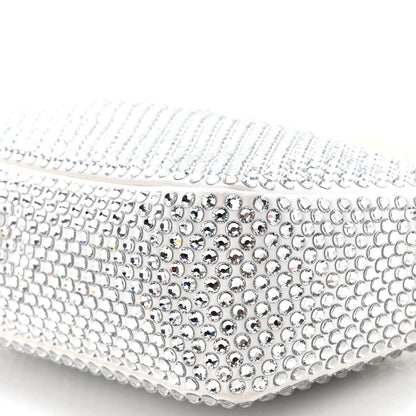 Prada Satin Crystal Mini Re-Edition 2000 Bag White 7 of 11