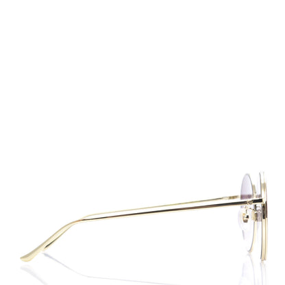 Gucci Round Sunglasses GG0401SK Gold Pink 3 of 8