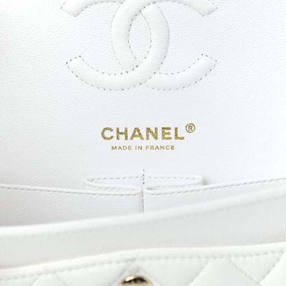 Chanel Caviar Quilted Small Double Flap White 6 of 10