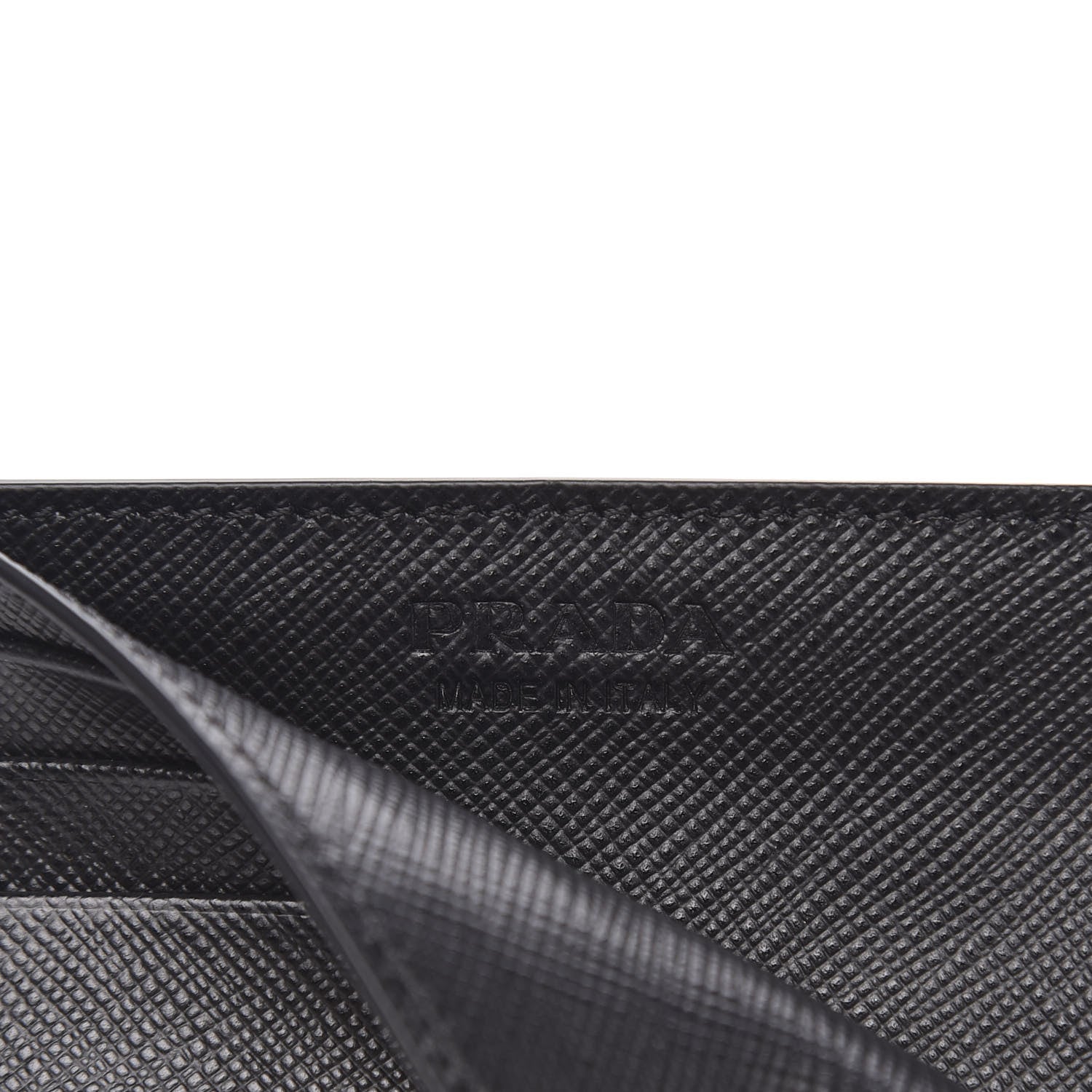 Prada Saffiano Card Holder Black 5 of 7