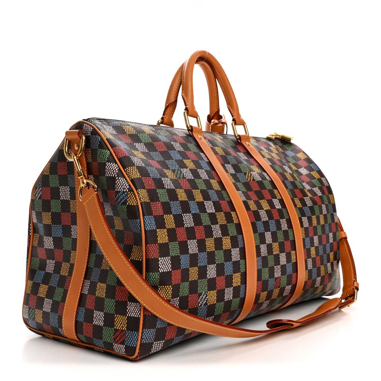 Louis Vuitton LV Vers Damier Ebene Keepall Bandouliere 50 2 of 13
