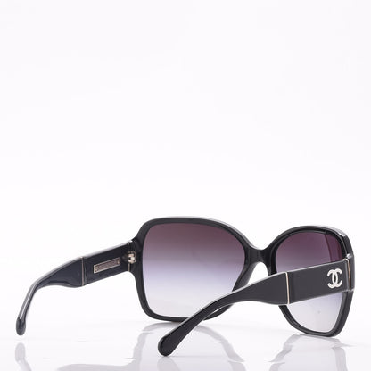 Chanel CC Sunglasses 1345 Black 4 of 8