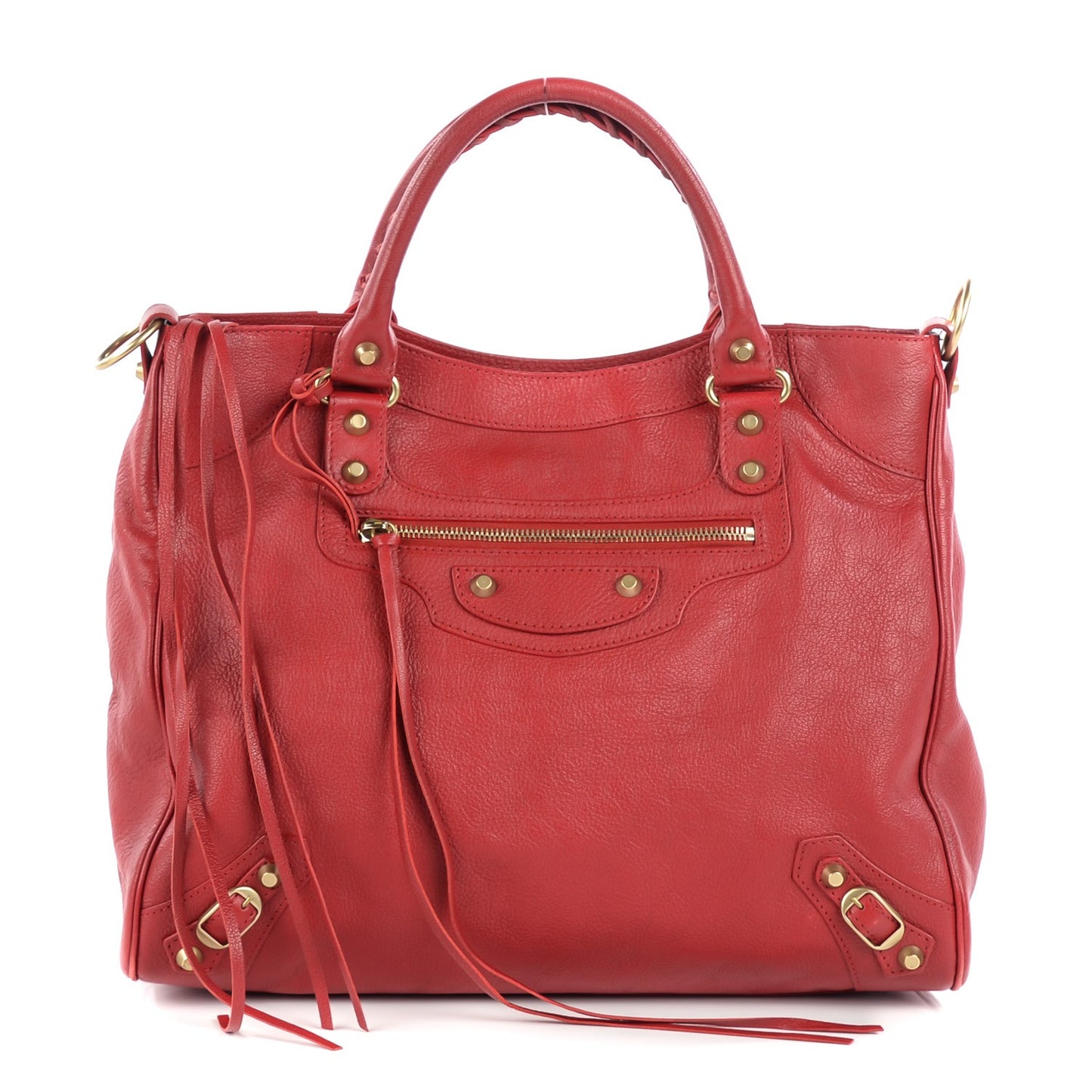 Sugar Goatskin Classic Gold Hardware Velo Rouge Rouge Coquelicot