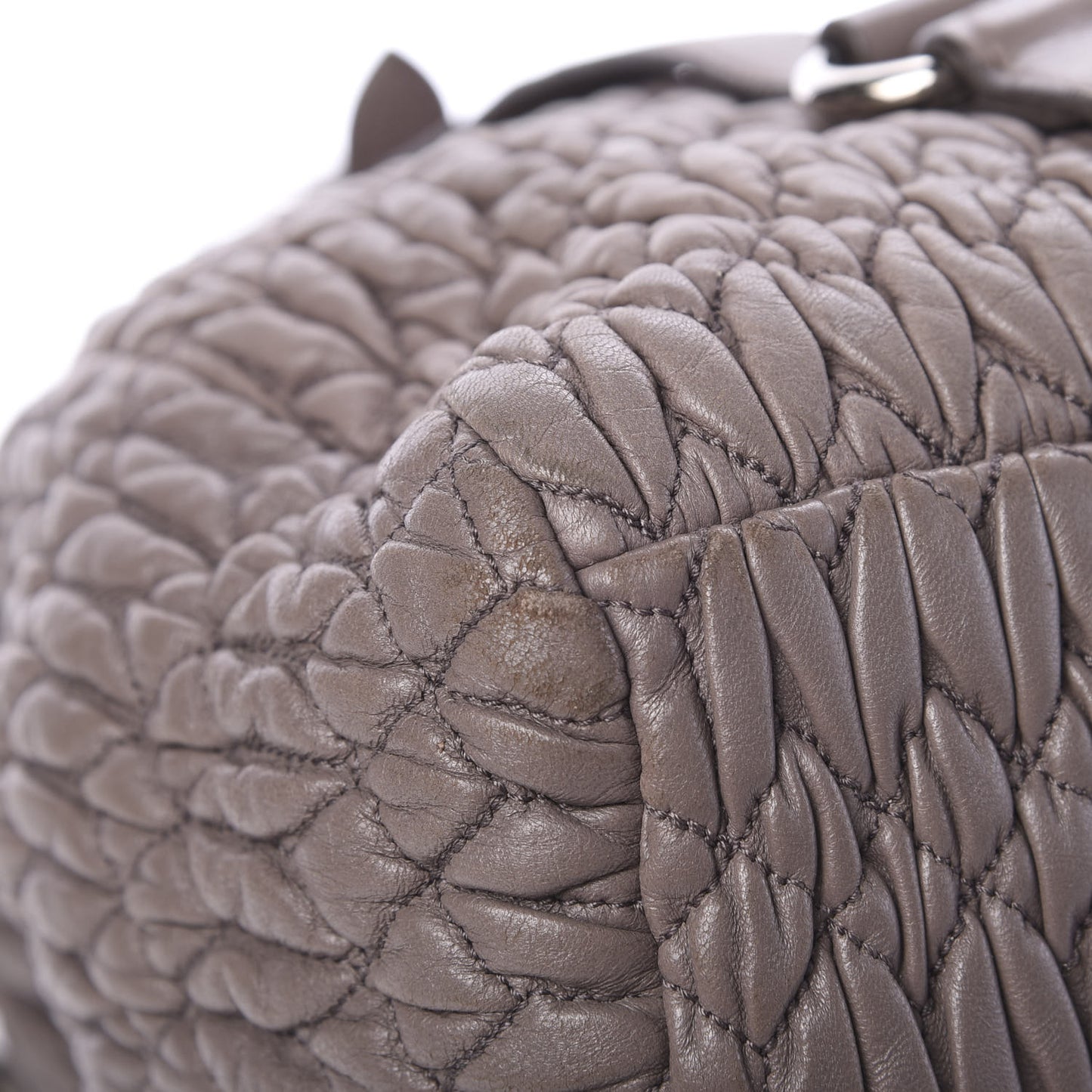 Nappa Matelasse Shopping Tote Argilla