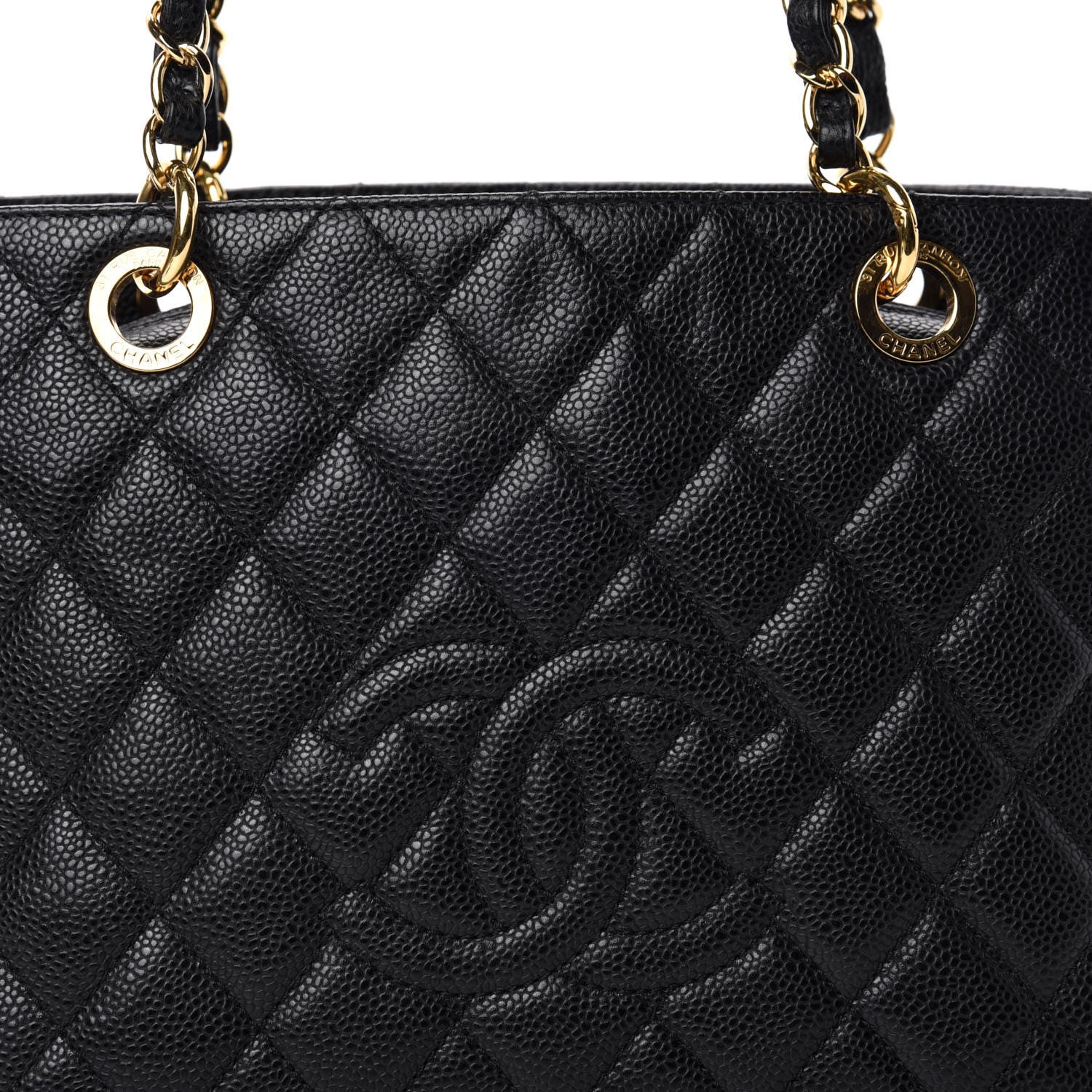 Chanel Caviar Quilted Petit Timeless Tote PTT Black 10 of 10
