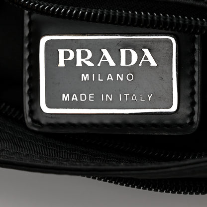Prada Nylon Flat Messenger Bag Black 6 of 10