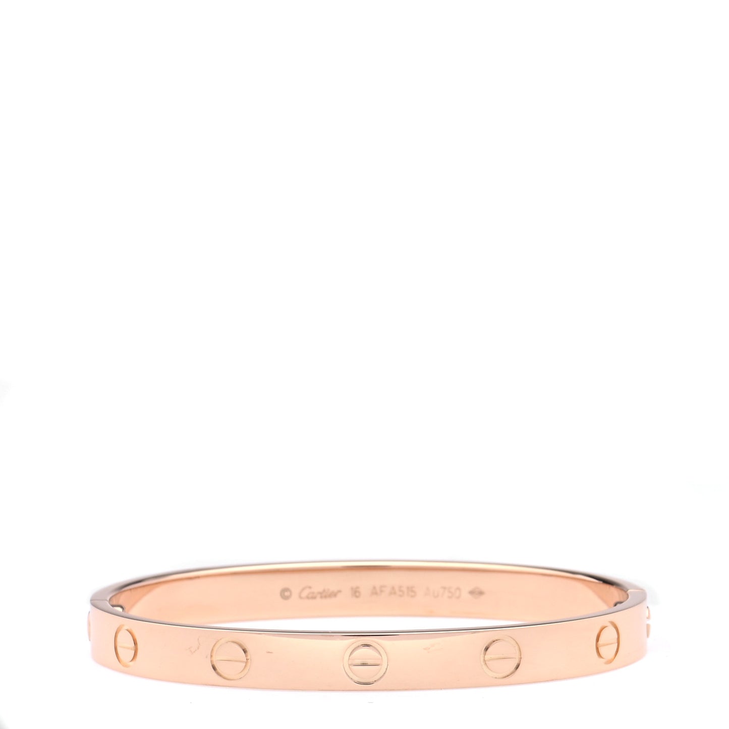 18K Pink Gold LOVE Bracelet 16