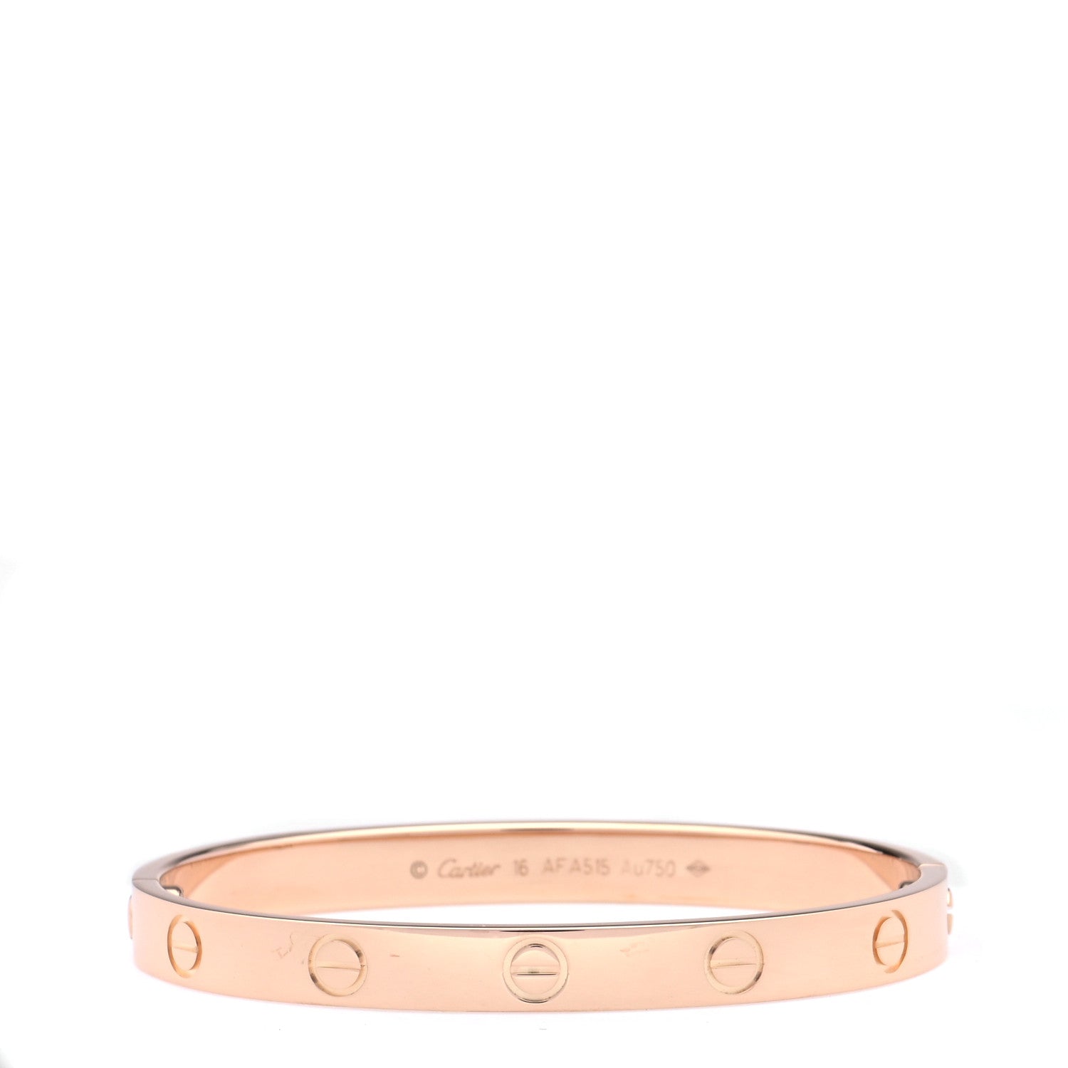 Cartier 18K Pink Gold LOVE Bracelet 16 1 of 5
