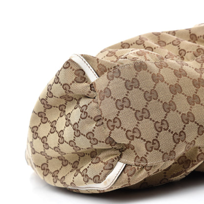 Gucci Monogram Large D Gold Hobo Off White 6 of 11