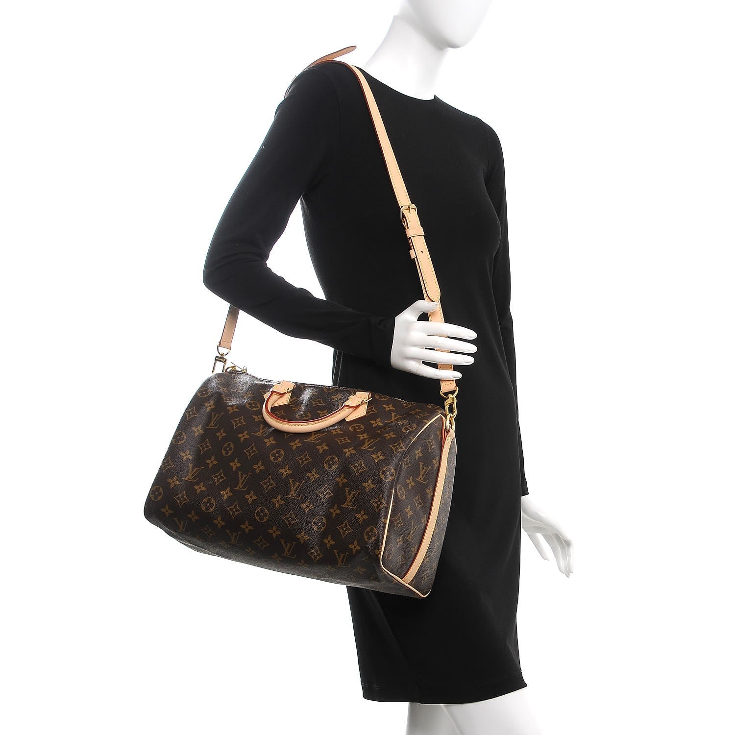 Louis Vuitton Monogram Speedy Bandouliere 35 2 of 9