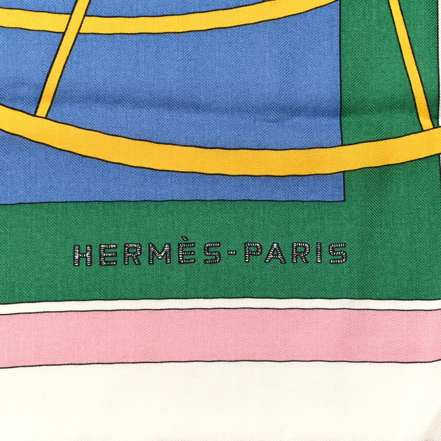 Cashmere Silk Coupe De Gala Shawl 140 Myosotis Rouge Vert