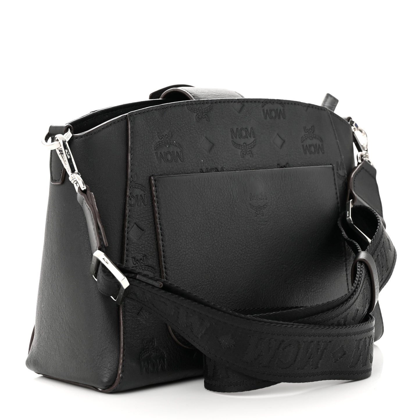 Calfskin Ottomar Essential Crossbody Bag Black