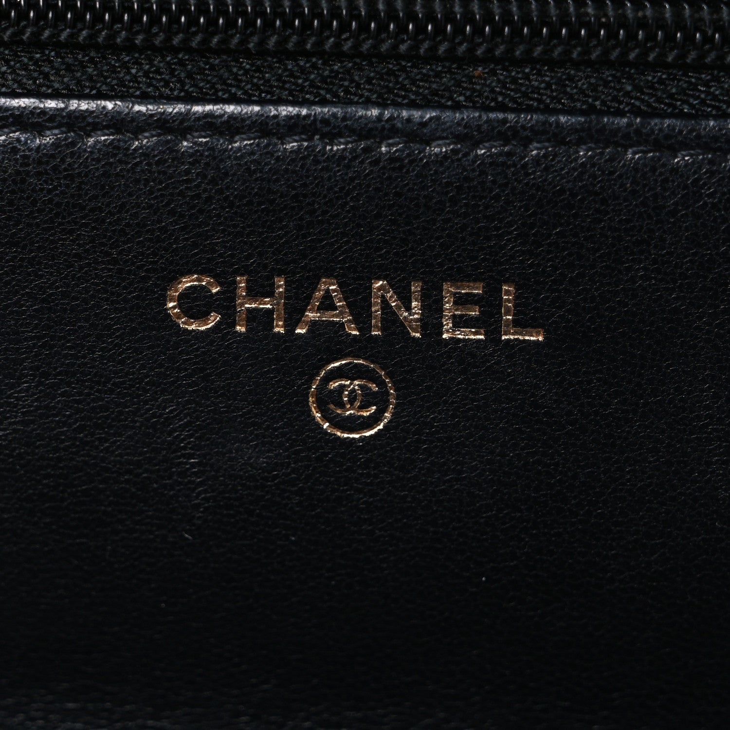 Chanel Lambskin Quilted Wallet On Chain WOC Black 6 of 11