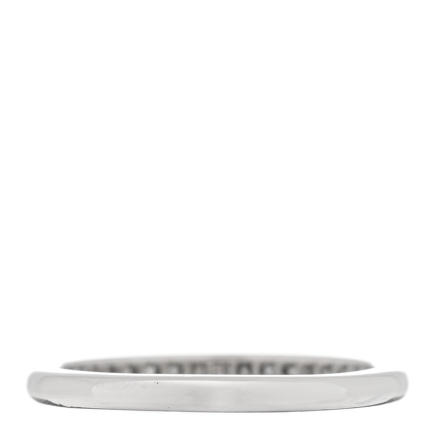 Platinum Diamond .20ctw Half Circle Soleste Band Ring 50 5.5