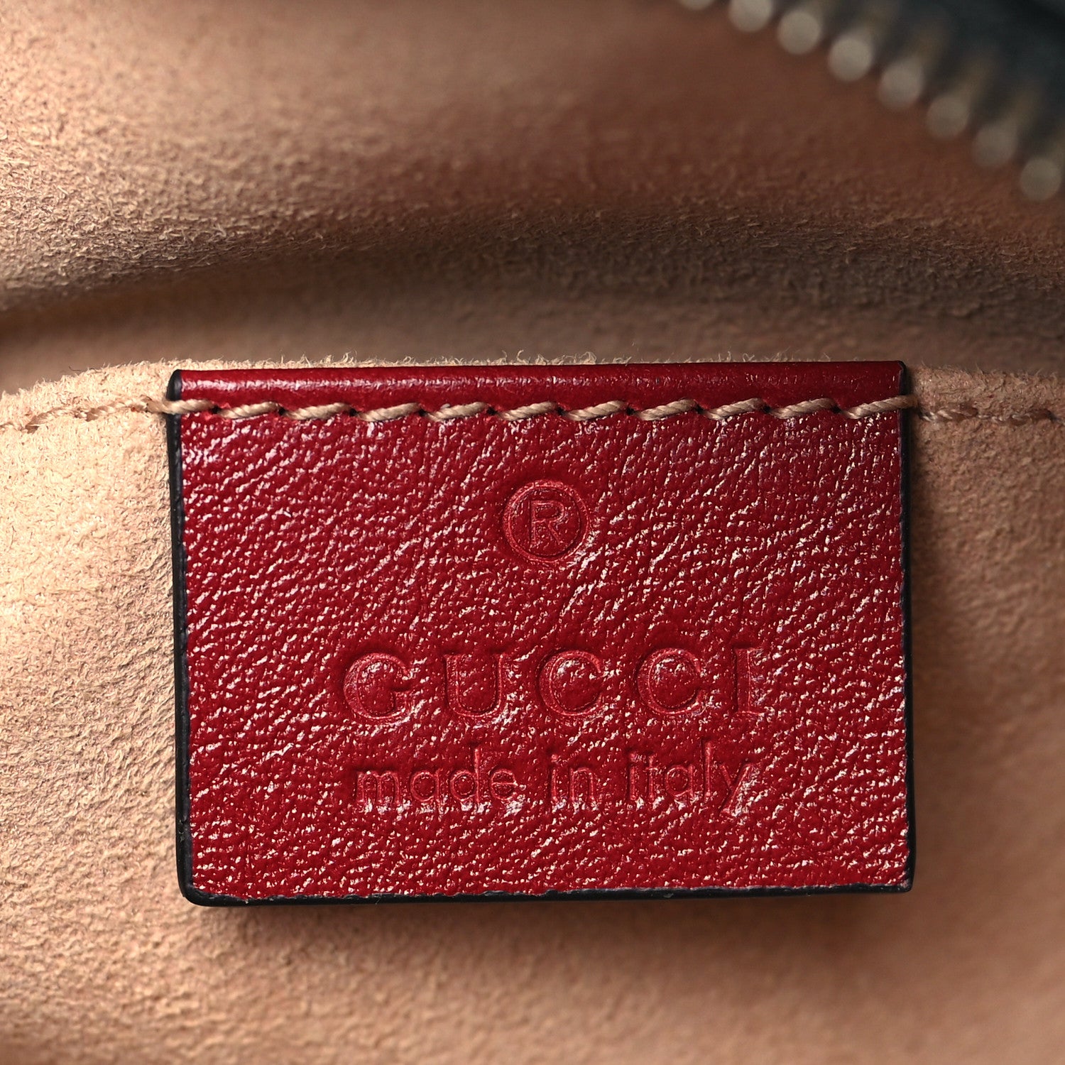 Gucci Azalea Calfskin Matelasse Diagonal Torchon GG Marmont Belt Bag 85 34 Black Romantic Cerise 6 of 10